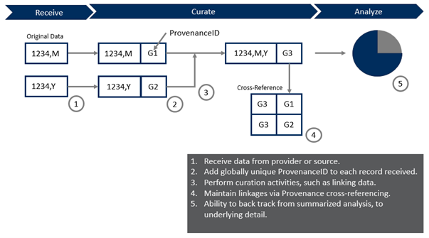 Data Provenance in Real World Evidence (RWE) Studies